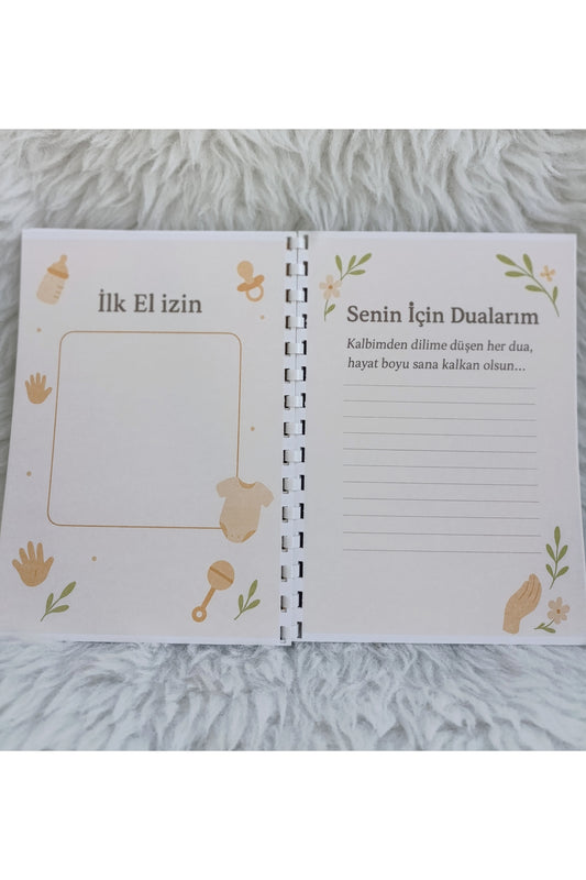 Hamilelik Günlüğü Hamile Anı Defteri Hamilelik ve Doğum planlayıcı