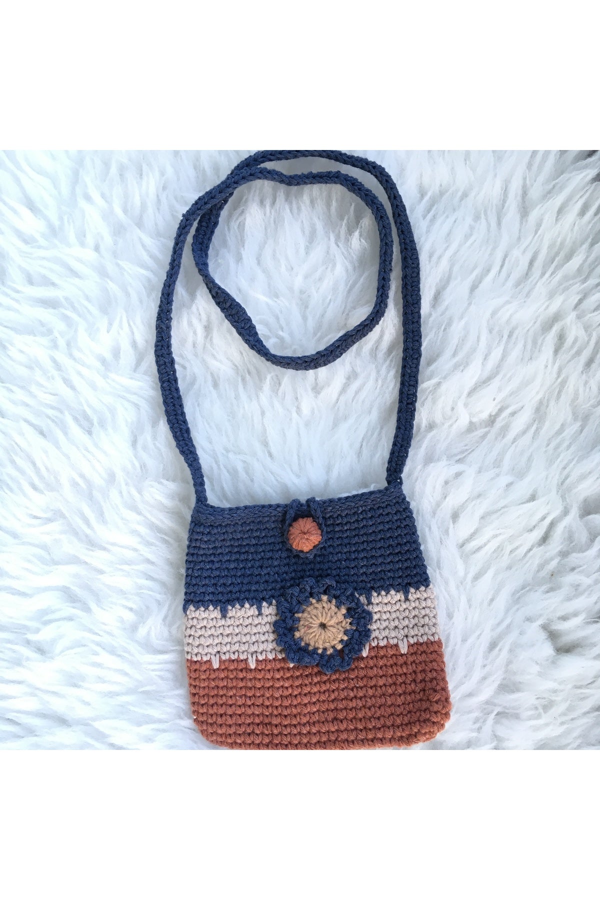 Organik Çocuk Çanta Bohem natural vintage tasarım
