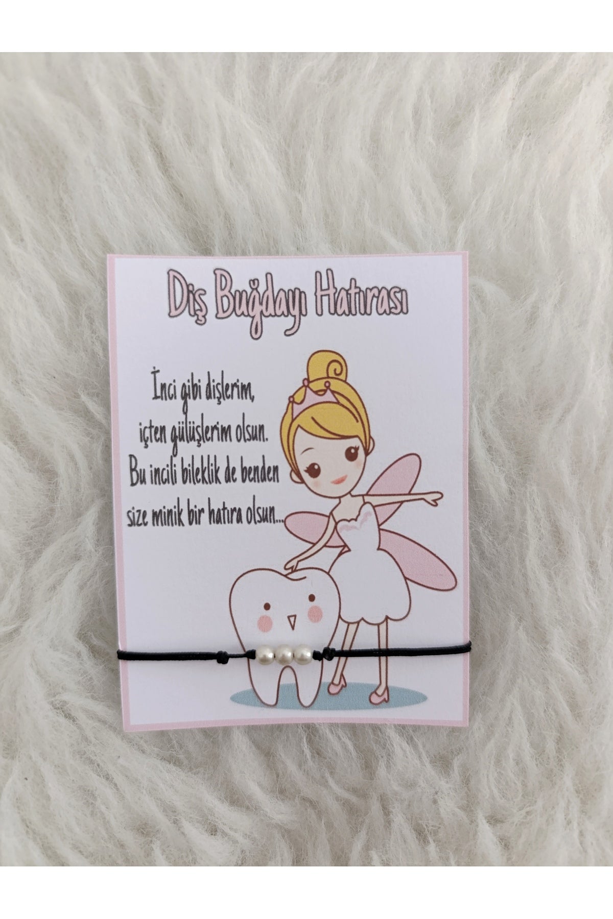 Diş Buğdayı Hediyelik 10lu Ayarlanabilir düğümlü bileklik