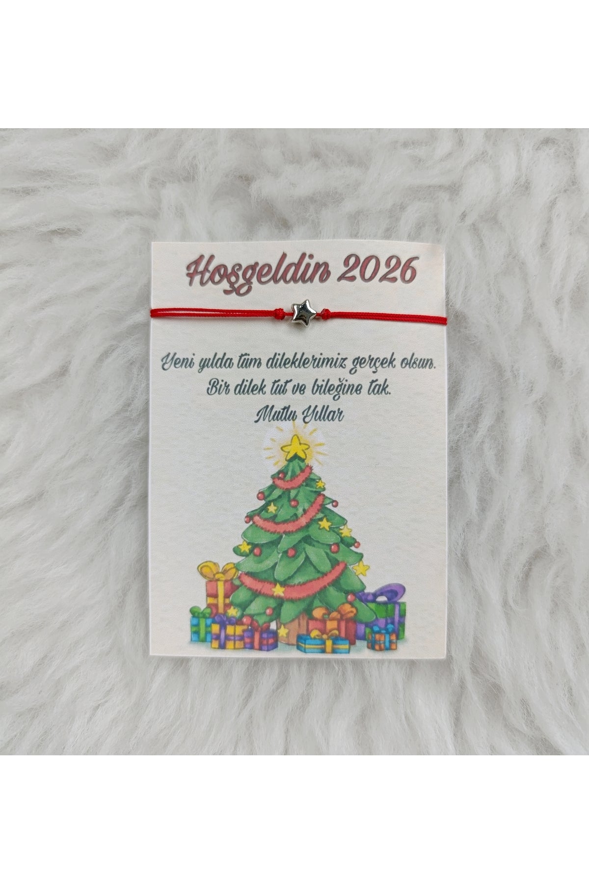 6lı Yeni yıl bilekliği Yılbaşı Bileklik Yılbaşı hediyesi bileklik6 adet