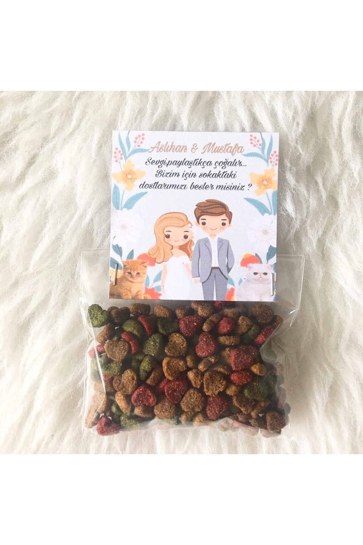 Nikah hediyeliği nişan hediyeliği söz hediyeliği kedi maması paketleri 30lu