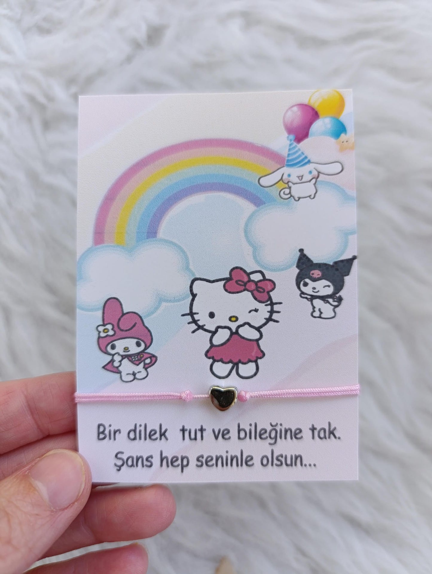 Sanrio karakterleri Hello kitty,Kuromi,my melody bileklik