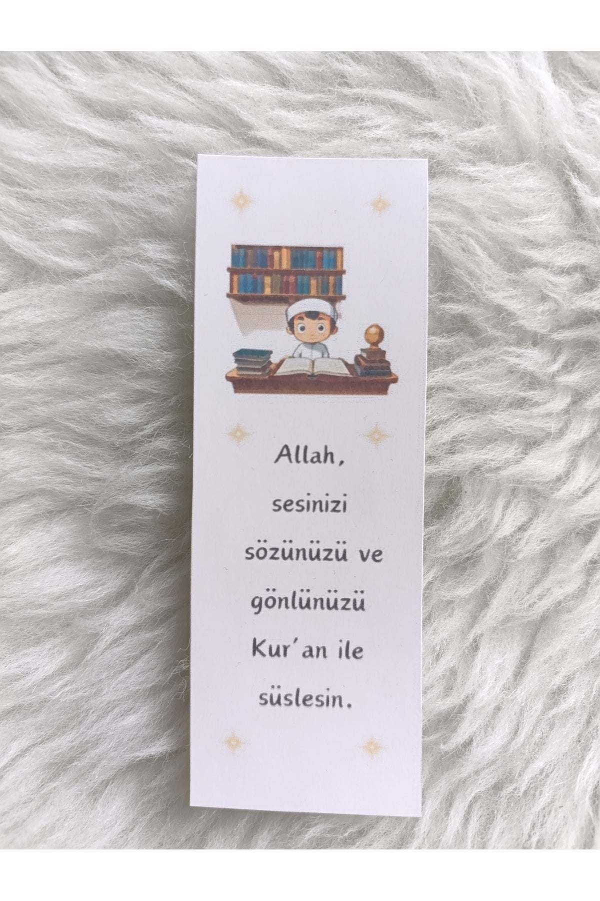 5li Erkek çocuk Ramazan hediyesi Kur'an'a geçme hediyesi Kuran hediyelik kitap ayracı