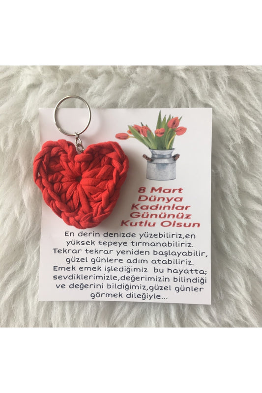 8 Mart Kadınlar Günü Özel Hediyelik Anahtarlık