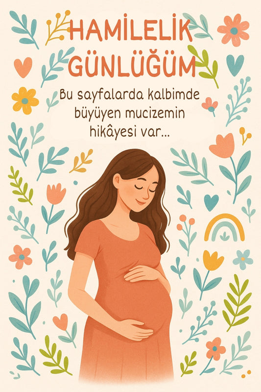 Hamilelik Günlüğü Hamile Anı Defteri Hamilelik ve Doğum planlayıcı
