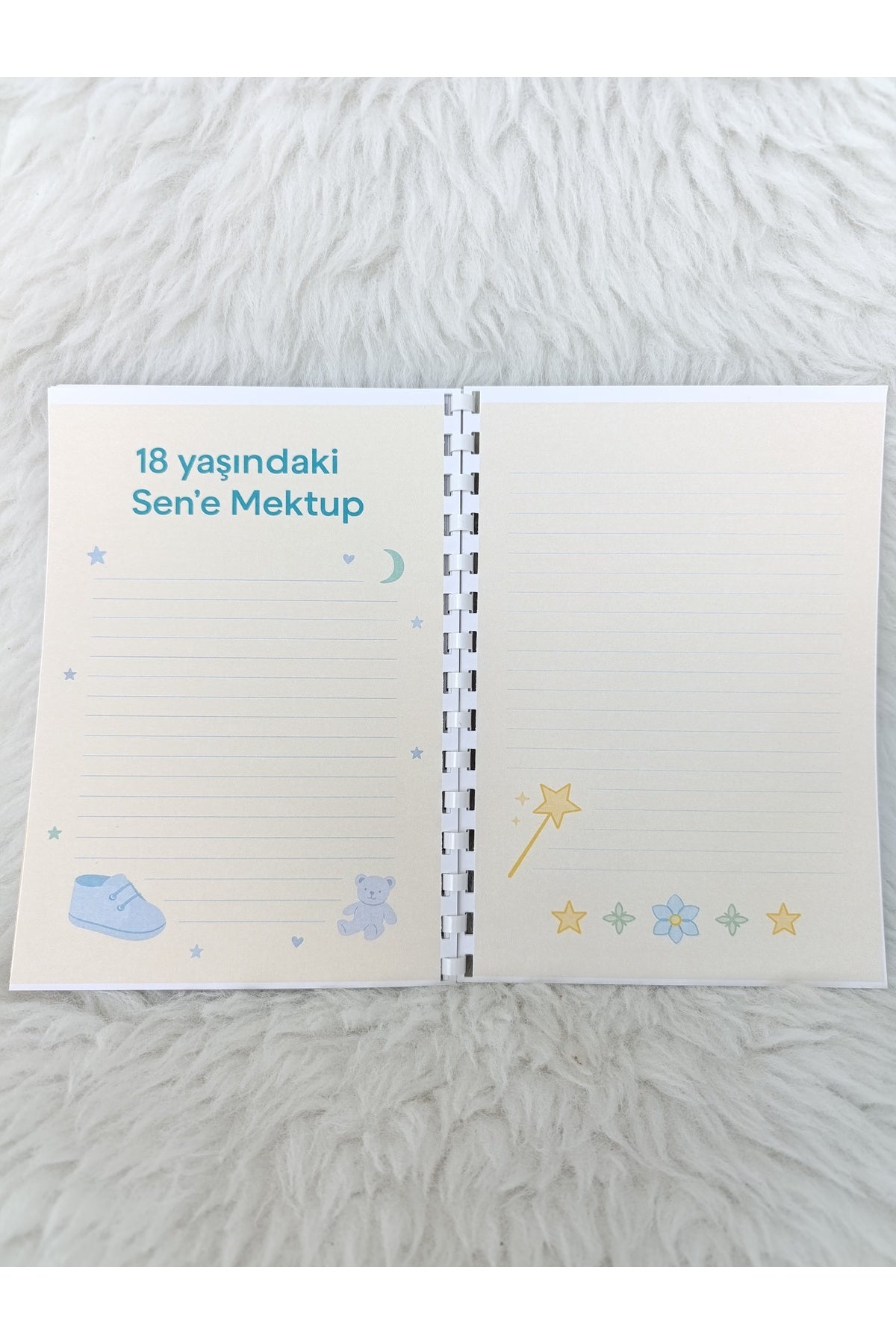 Bebek Anı Defteri / İlk Yıl Hatıra Günlüğü (Anne & Bebek İçin)