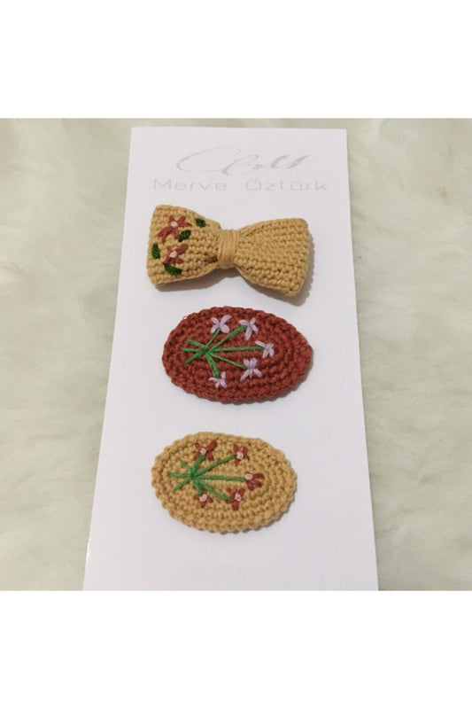 Nakışlı Toka 3lü Paket