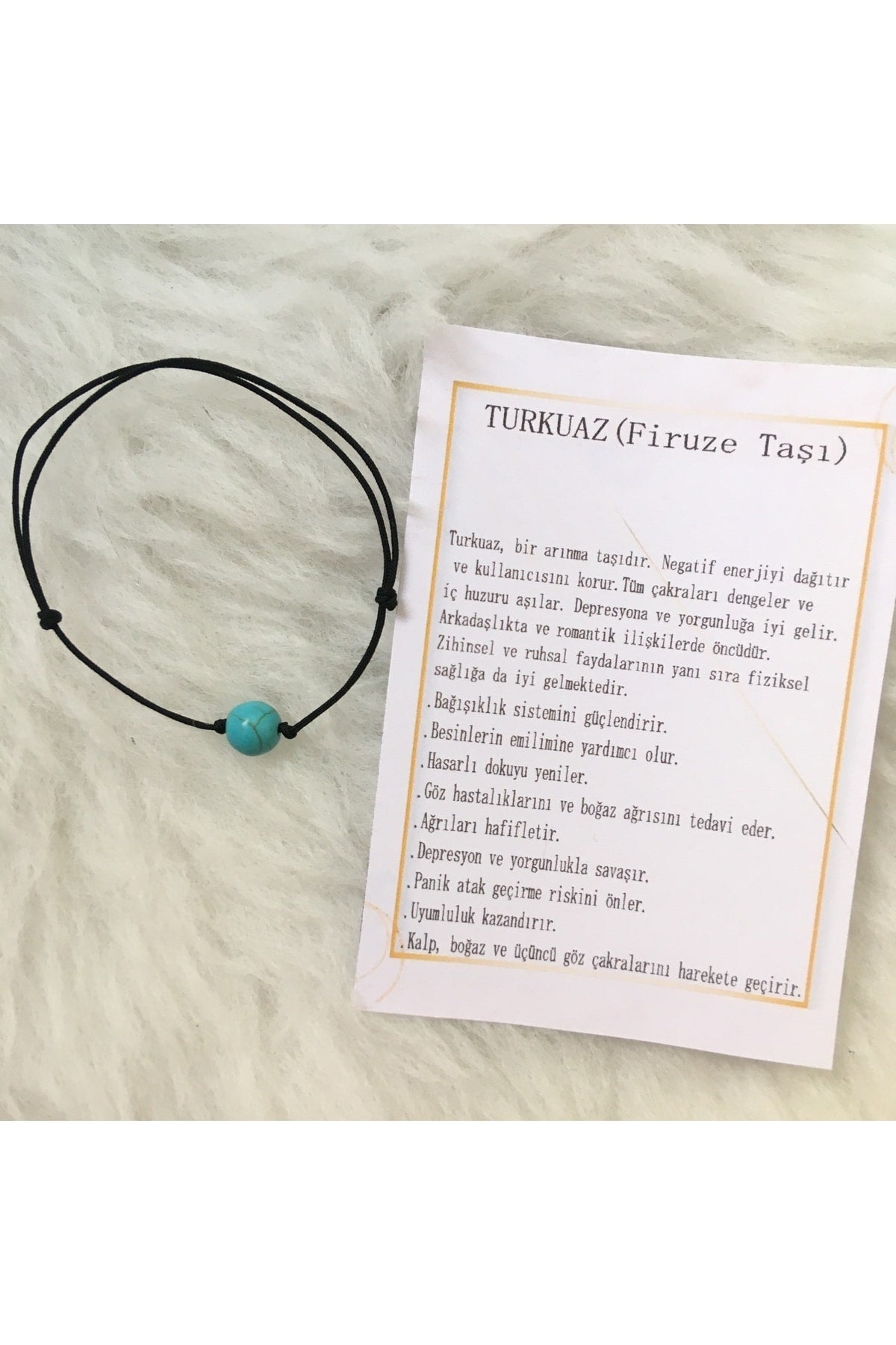 Doğal Taş Turkuaz(FİRUZE) Bileklik