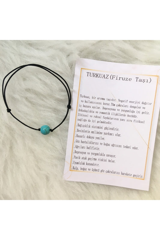 Doğal Taş Turkuaz(FİRUZE) Bileklik