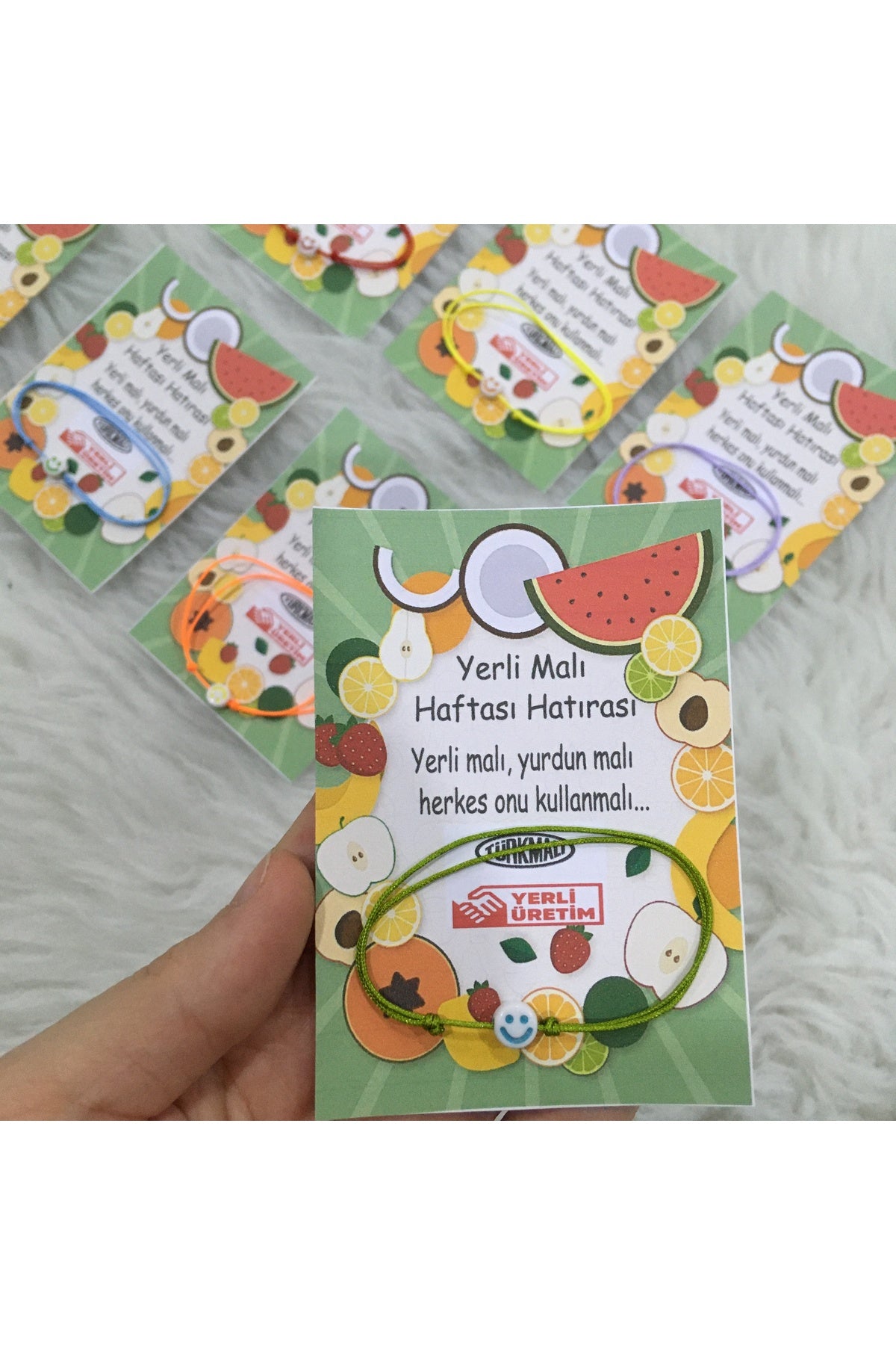 6lı Yerli Malı Haftası hediyelik bileklik Yerli Malı Süsleri