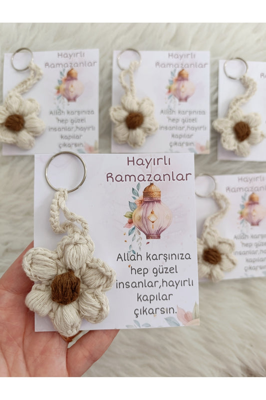 Hayırlı Ramazanlar Hediyelik Anahtarlık 5li Ramazan Hediyelik