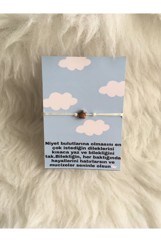 Niyet Bulutu Kartlı Şans Bilekliği