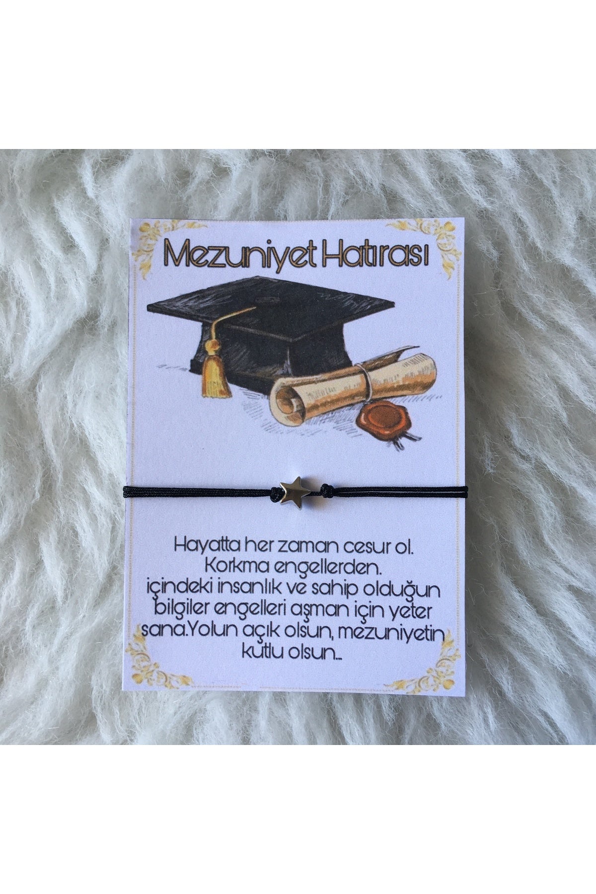 Mezuniyet Hediyelikleri 5li Siyah Mezuniyet Hediyesi 5 Adet
