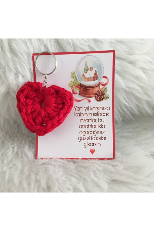 Yılbaşı Konseptli Hediyelik Anahtarlık Yeni Yıl Hediyesi