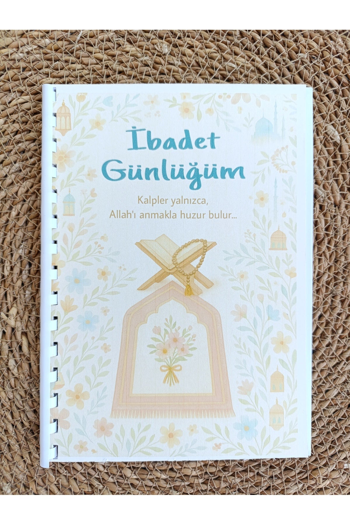 İslami Planlayıcı İbadet Takip Defteri 40 gün zincir kırma ibadet planlayıcı