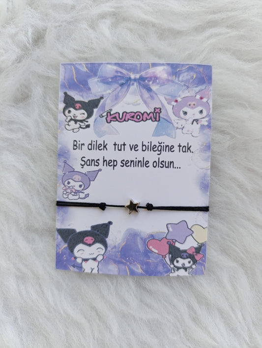 Kuromi şans bilekliği
