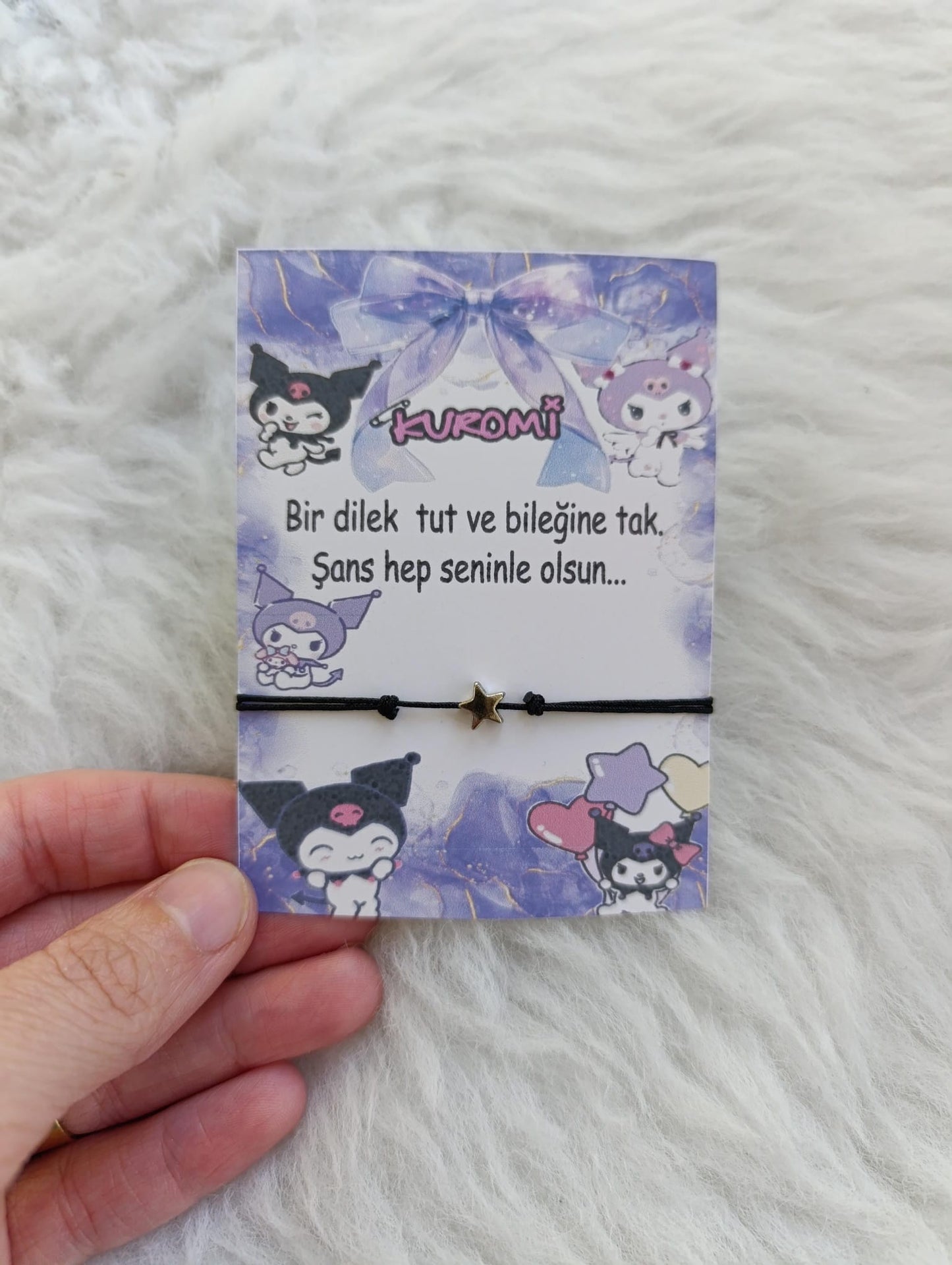 Kuromi şans bilekliği