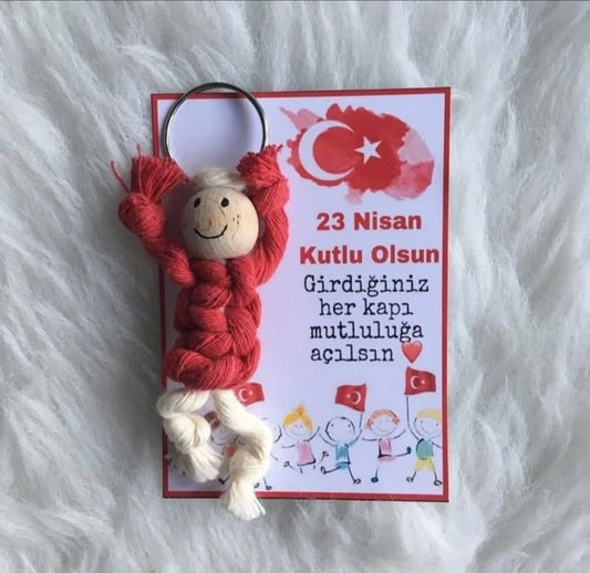 23 nisan Çöp adam anahtarlık