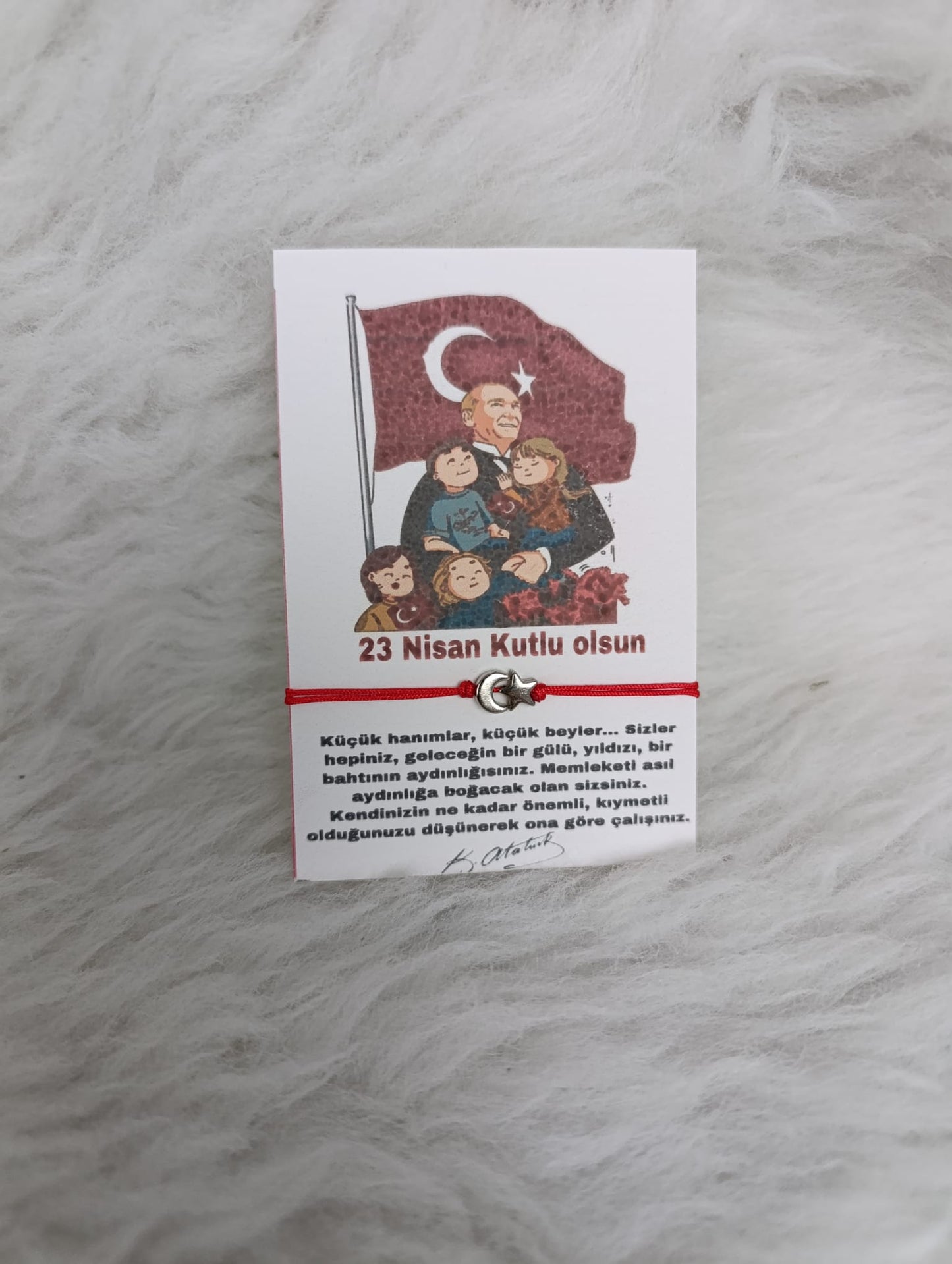 23Nisan Ay yıldız bileklik